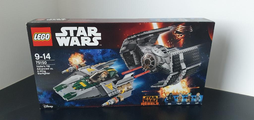 Lego 75150 Darth Vaders TIE Advanced vs A-Wing Starfighter, Star Wars, Lego, Nieuw, Ophalen of Verzenden