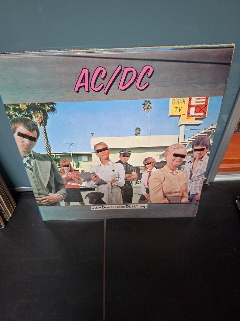 lp - ac/dc - dirty deeds done dirt cheap, Enlèvement ou Envoi, Comme neuf, Pochette photo, Hard rock