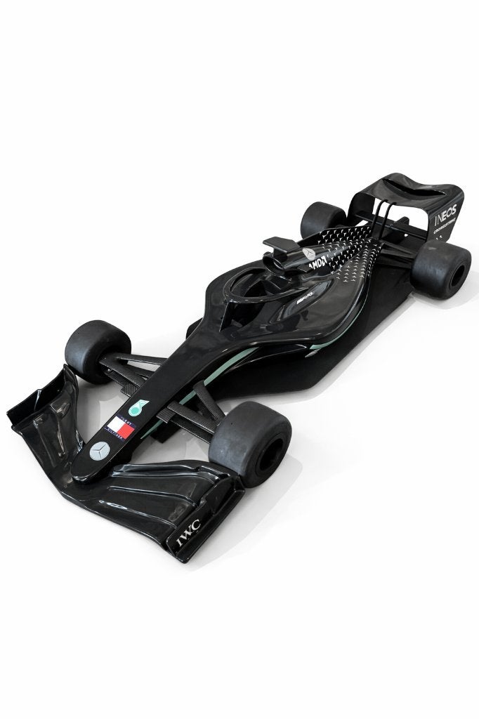 Mercedes Formule1 schaalmodel op schaal 1:3, Ophalen, Zo goed als nieuw, Auto