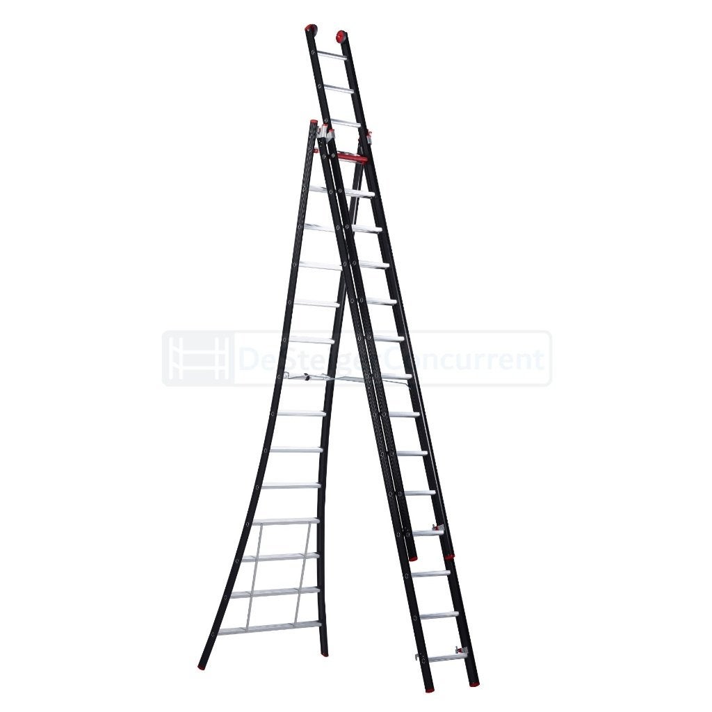 ECHELLE état super occasion(echelle pas a corde ), Bricolage & Construction, Pliable ou rétractable/escamotable, Comme neuf, Échelle