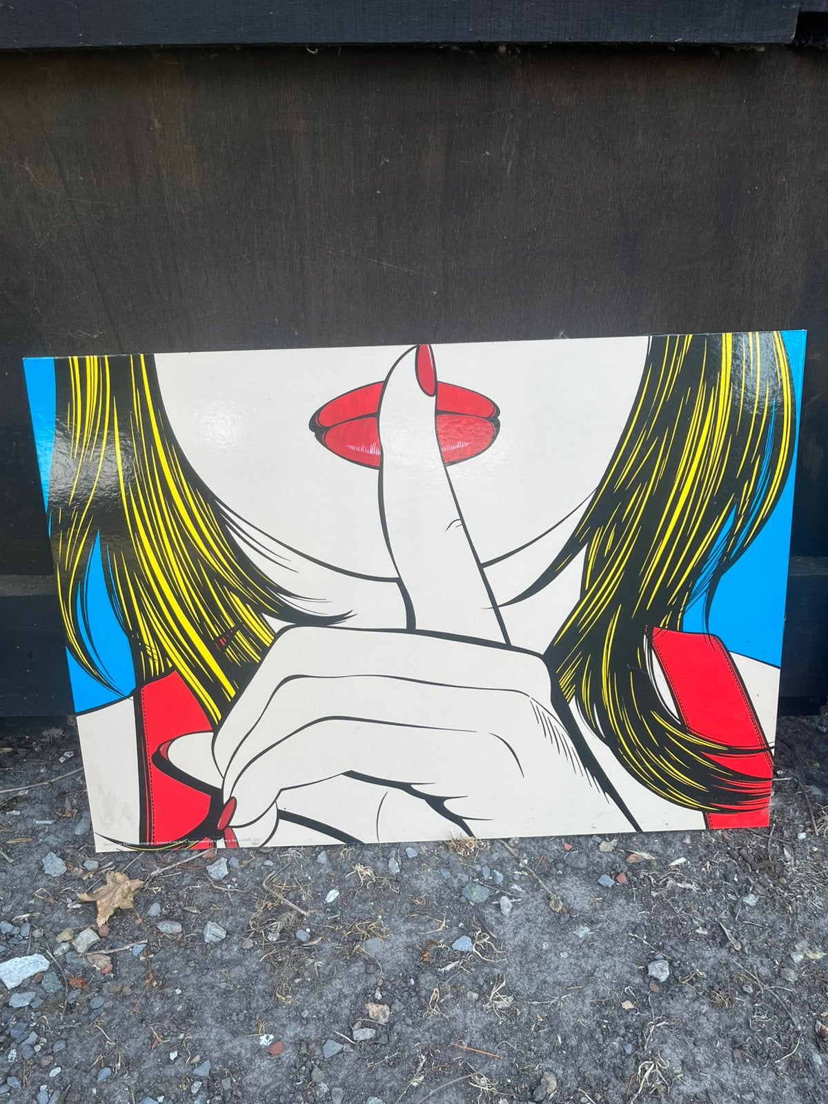 vintage Ikea Solmyra 'Ssshhh' wanddecoratieDeborah Azzopardi, Vintage, Ophalen