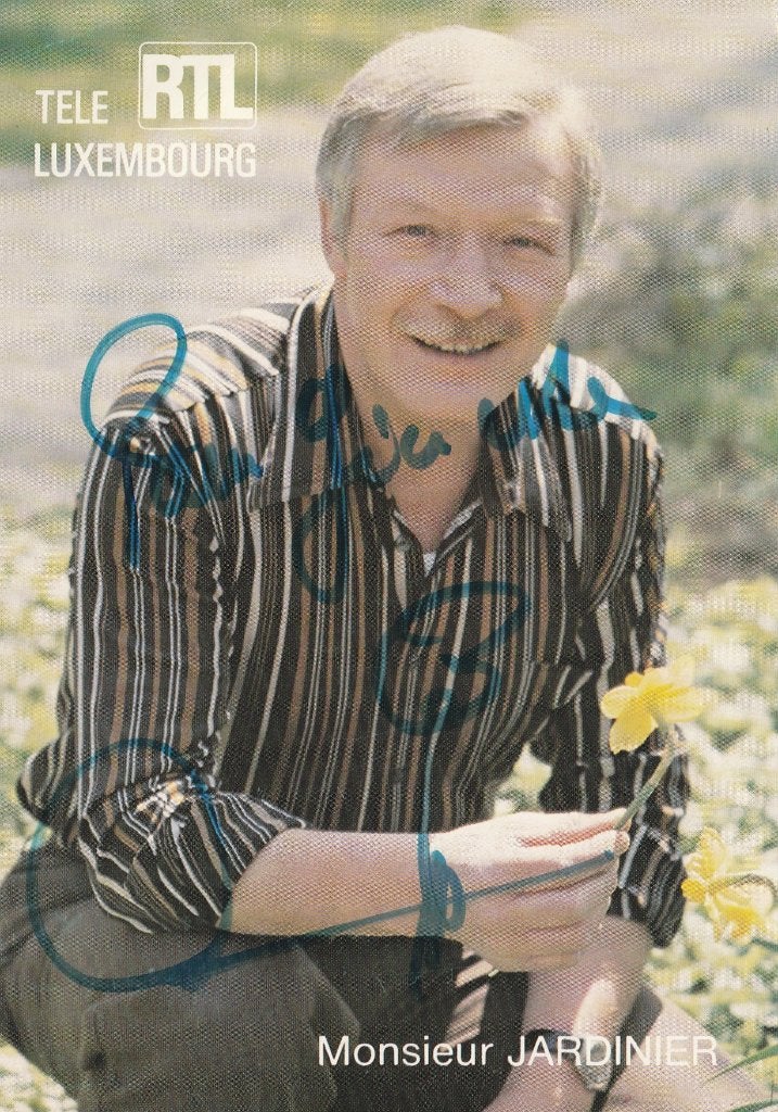 MONSIEUR  JARDINIER  ,  Presentator met Handtekening !, Enlèvement ou Envoi, Non affranchie, Autres thèmes