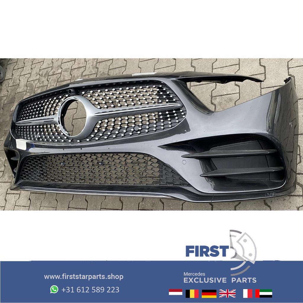 W257 C257 CLS AMG VOORBUMPER COMPLEET + DIAMOND GRIL 2021 or, Gebruikt, -, Voor, Ophalen of Verzenden