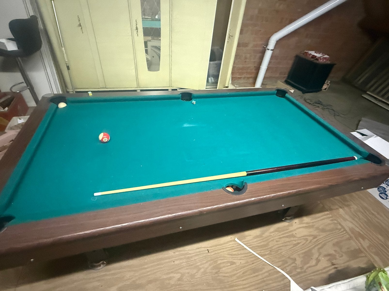 Pooltafel 2mx1,2m, Ophalen, Zo goed als nieuw, Biljarttafel