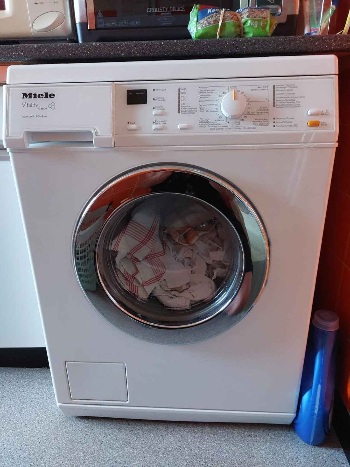 Miele wasmachine, Ophalen, Gebruikt, Voorlader