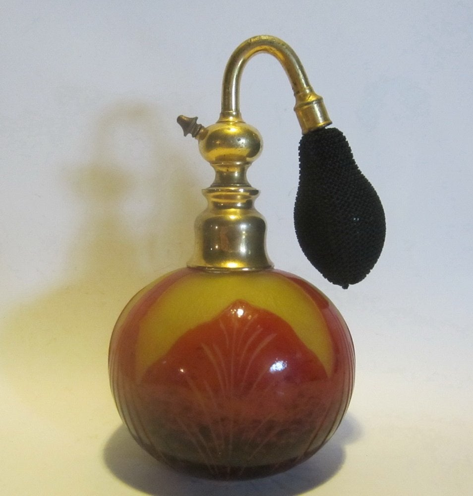 Verre camée vapo Le Verre Français/ Schneider , vers 1920, Envoi