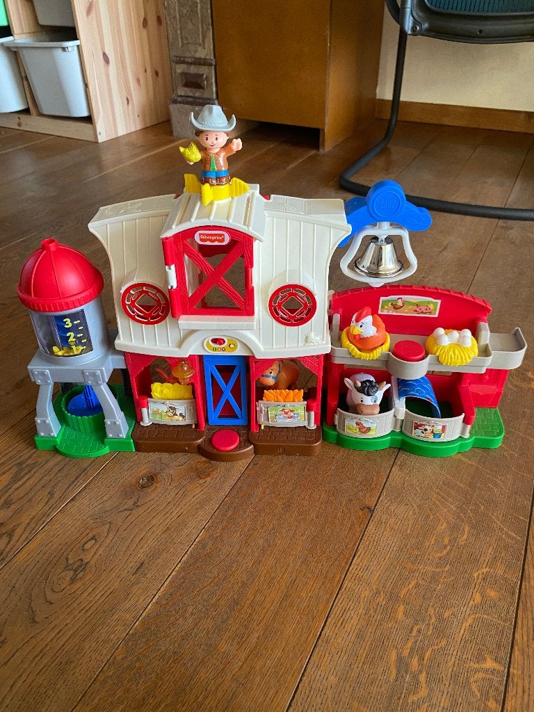 Fisher Price Interactieve Dierenboerderij, Ophalen, Zo goed als nieuw, Speelset, Met geluid