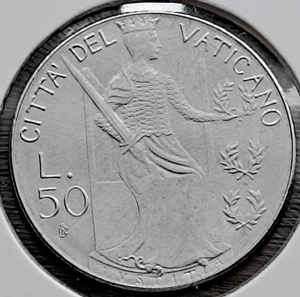 munt Vaticaan 50 lire 1980 UNC, Timbres & Monnaies, Monnaies | Europe | Monnaies non-euro, Enlèvement ou Envoi