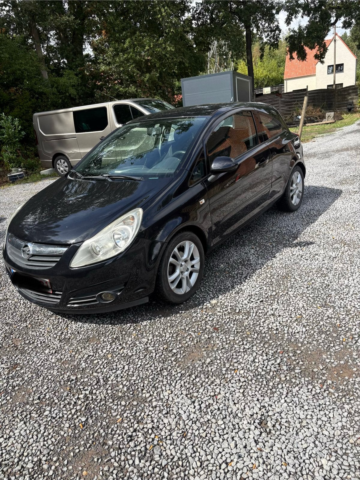 Opel corsa d 1.2 benzine, Auto's, Voorwielaandrijving, Parkeersensor, 4 cilinders, Zwart