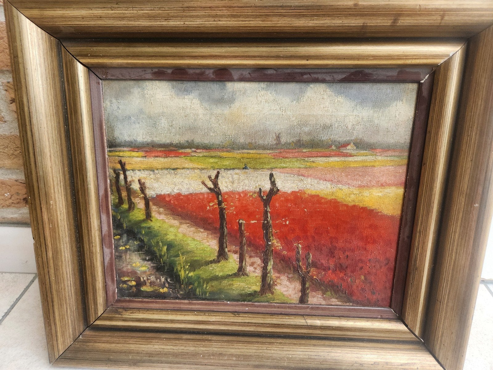 Peinture 45 x 38 cm (cadre inclus), Enlèvement