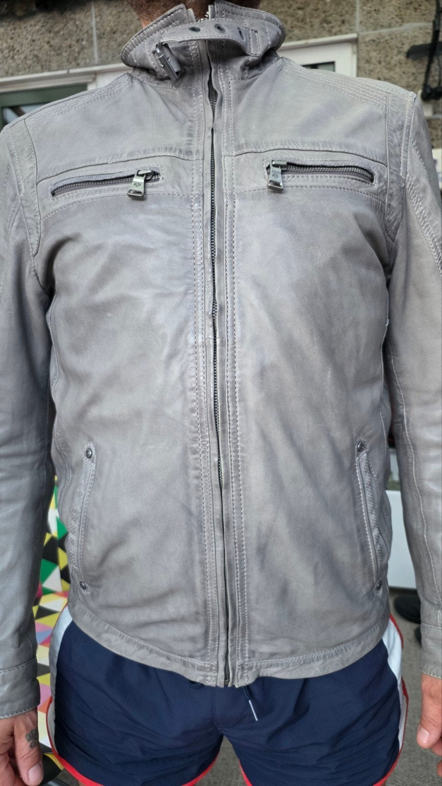 DNR Est. 1860 Echt Leren Jas, Kleding | Heren, Ophalen of Verzenden