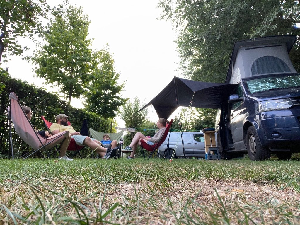 Kiravans railsail Luifel voor buscamper, Caravanes & Camping, Enlèvement, Utilisé