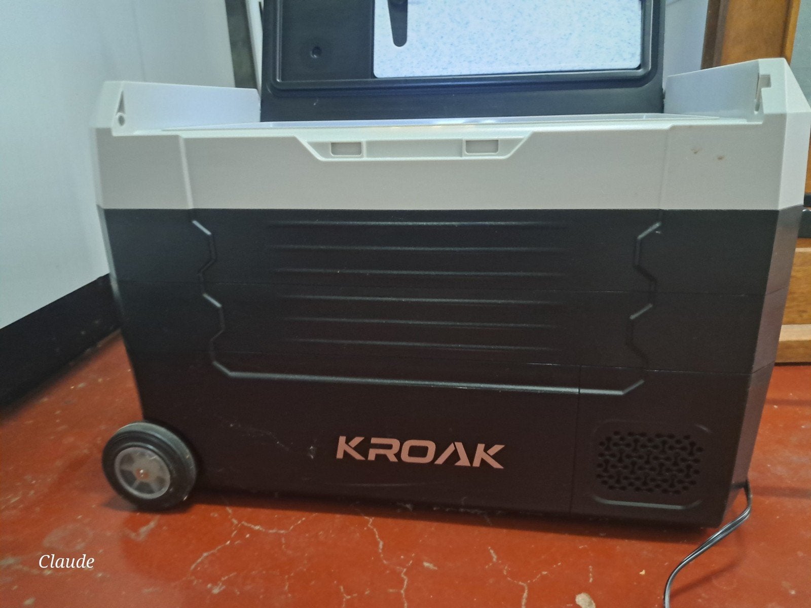 Réfrigérateur Kroak 45 litres, Caravanes & Camping, Enlèvement, Comme neuf, Glacières, Compresseur