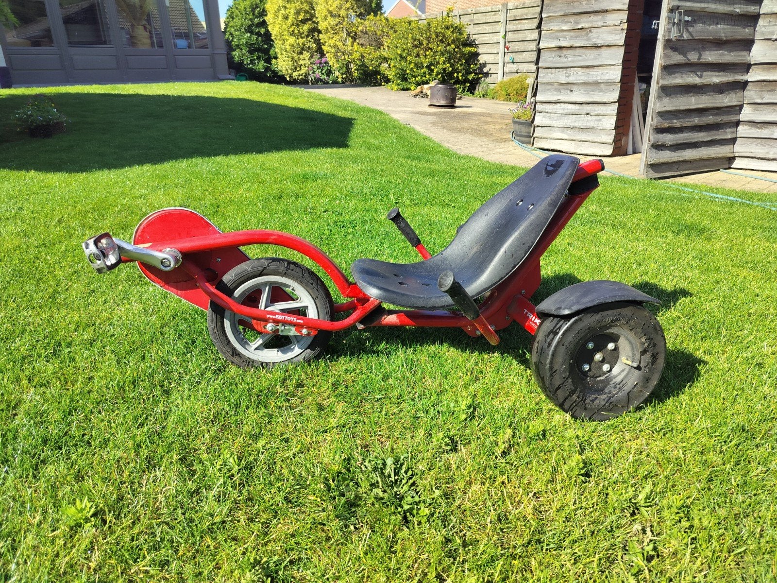 Ligfiets voor kinderen, Ophalen