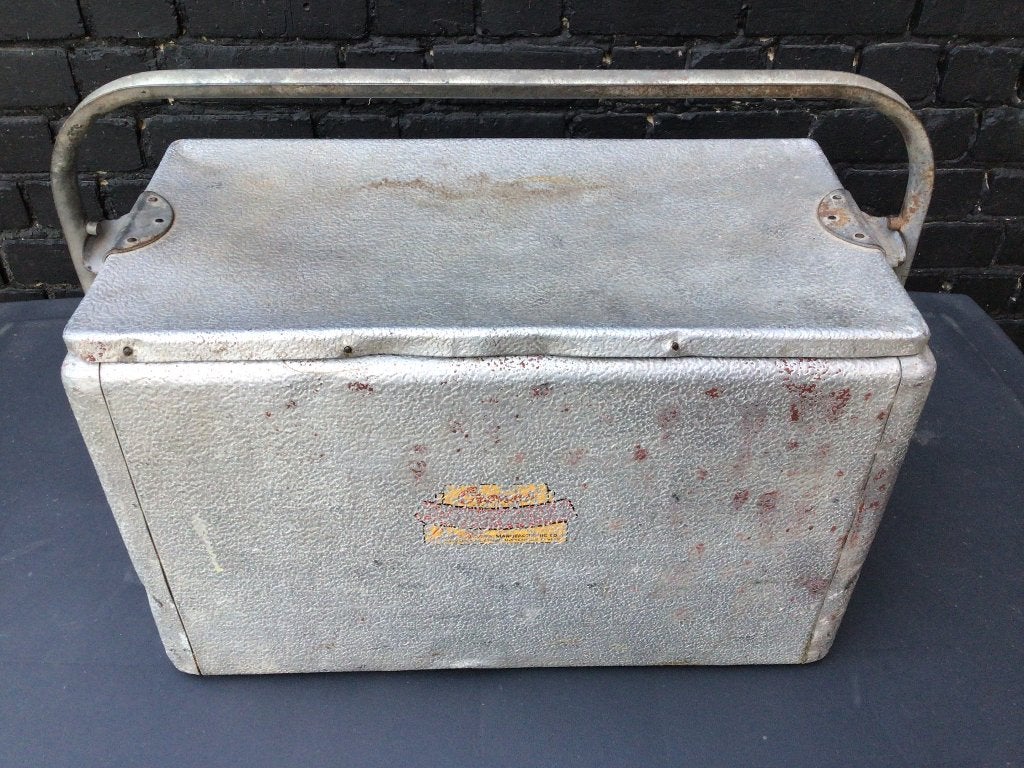 Vintage cooler ijsbox glacière Coca Cola Pepsi 7up VW bus, Ophalen, Gebruikt, Oldtimer onderdelen