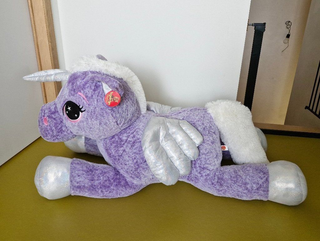 Knuffel Eenhoorn (>100 cm), Neuf, Avec étiquette, Autres marques, Grand (plus de 80 cm)