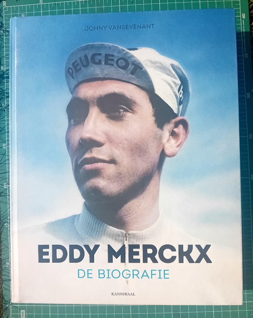 Boek Eddy Merckx De biografie, Johny Vansevenant, Comme neuf, Enlèvement, Autres sports