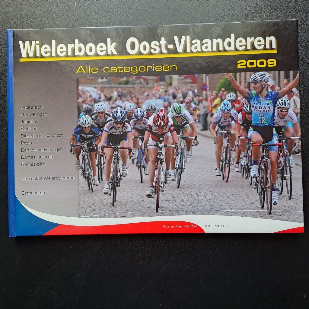 Wielerboek Oost-Vlaanderen 2009 - wielrennen - cyclisme, Boeken, Lopen en Fietsen, Ophalen of Verzenden, Zo goed als nieuw, Frans Van Nuffel