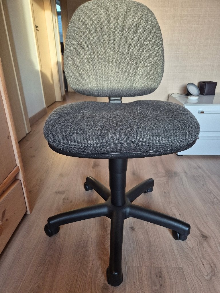 bureau draaistoel, Ophalen, Gebruikt, Zwart