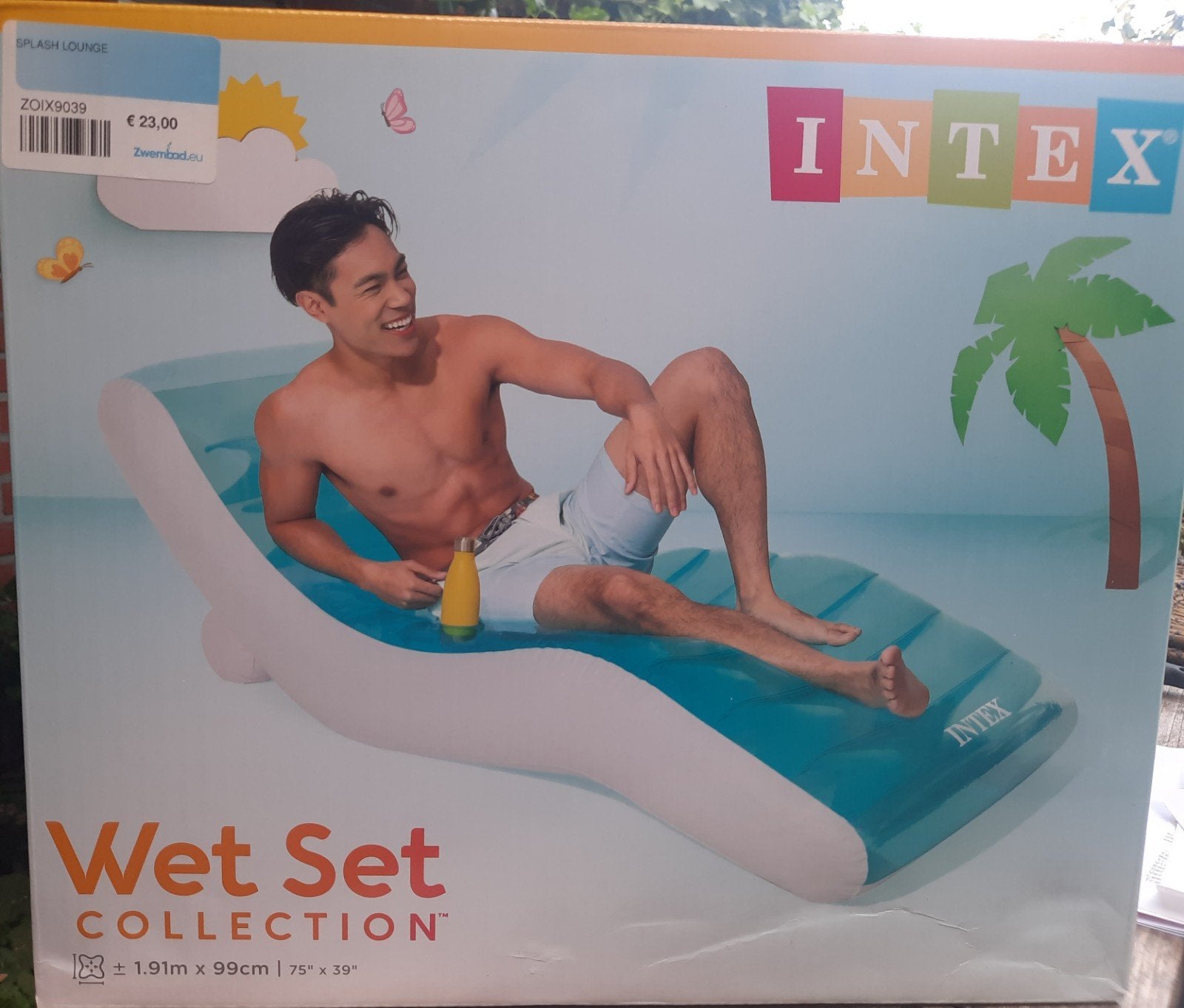 Intex opblaasbare ligzetel - nieuw/niet gebruikt, Tuin en Terras, Ophalen