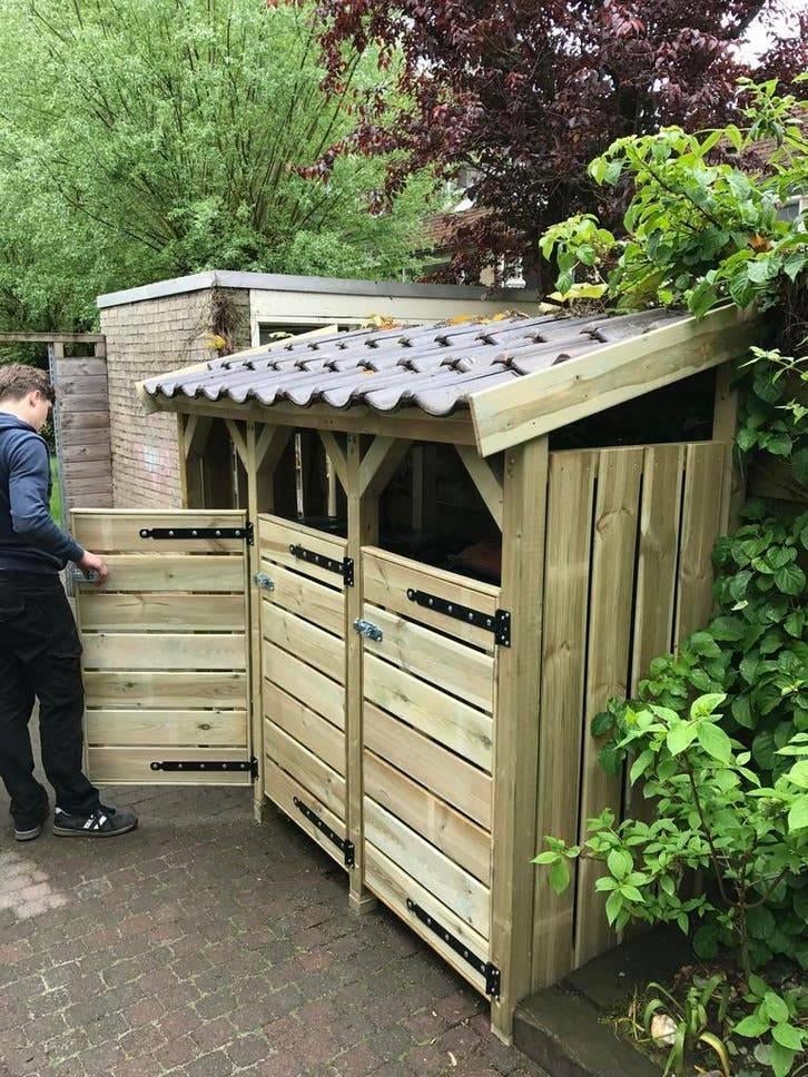 Armoires de jardin personnalisées, stockage du bois et, Enlèvement ou Envoi, Bois