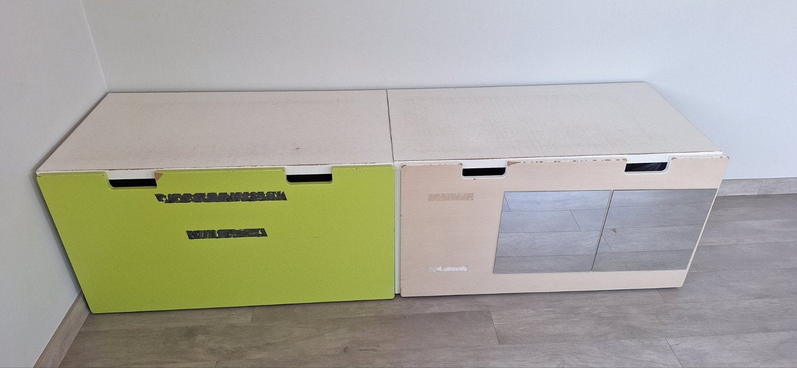 kasten van ikea met bak., Huis en Inrichting, Ophalen, Gebruikt
