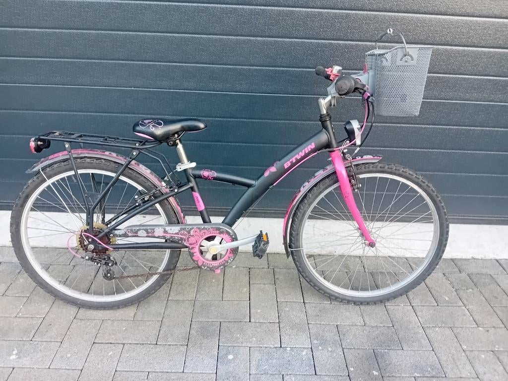 Meisjesfiets MTB Btwin 24inch 6speed Shimano🚴, Autres marques, Femmes, Enlèvement, Utilisé