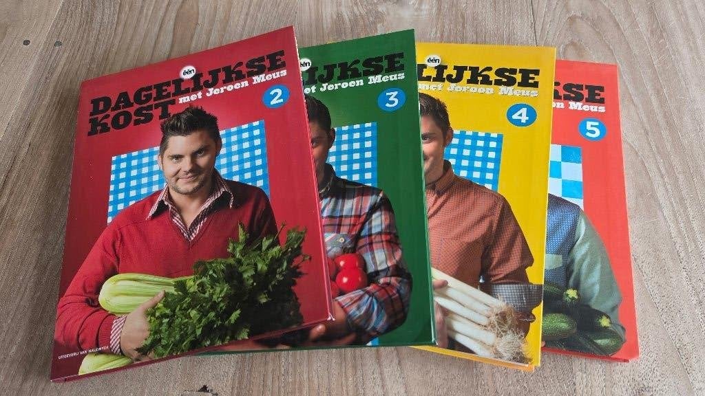 Dagelijkse kost boek 2 t.e.m. 5, Boeken, Jeroen Meus, Ophalen of Verzenden, Zo goed als nieuw, Hoofdgerechten