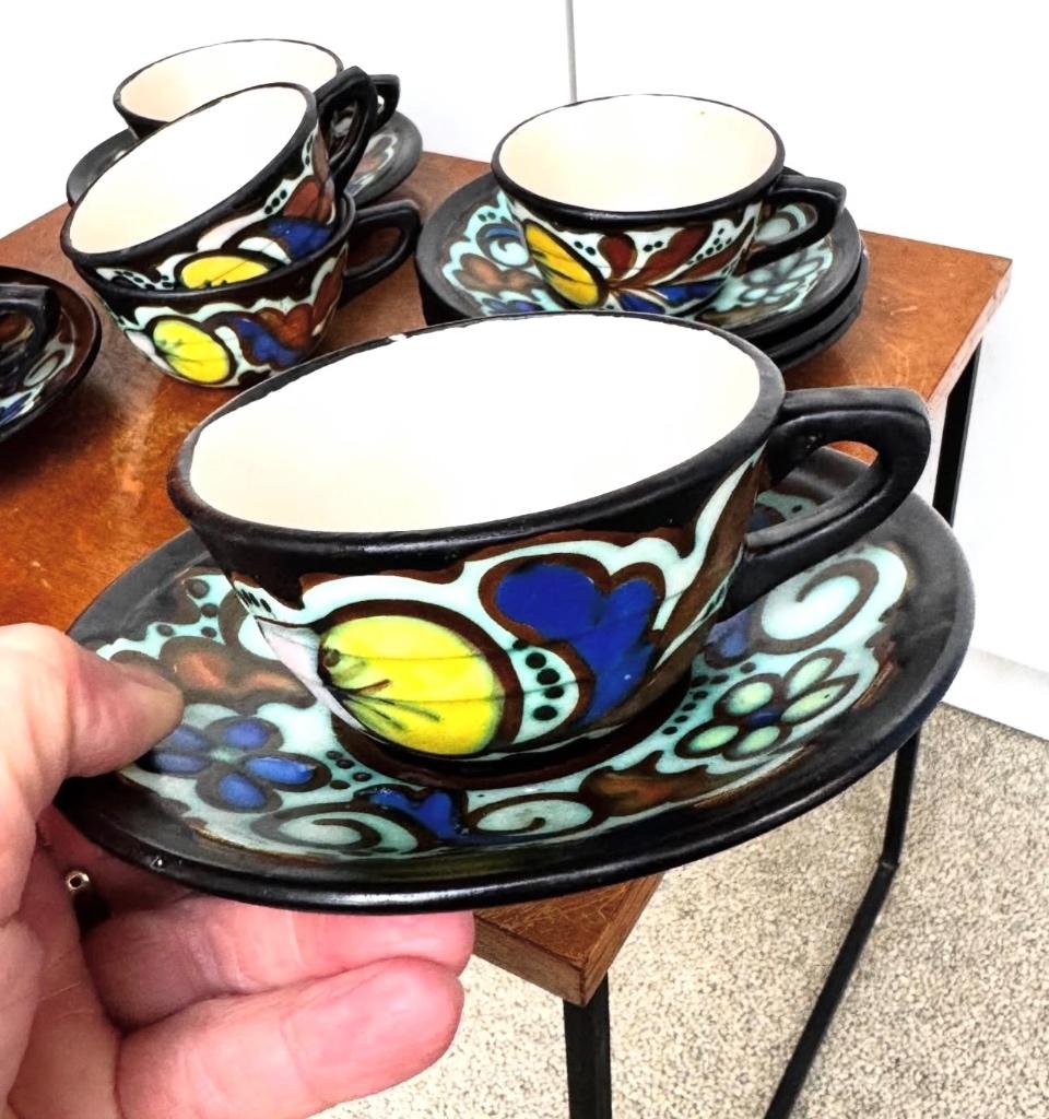 Art deco koffie of theeservies CM Bergen, Antiek en Kunst, Antiek | Servies compleet, Ophalen