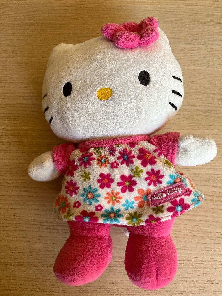 Hello Kitty knuffel, Enlèvement ou Envoi, Chat, Rose, Moyen (20 à 80 cm)