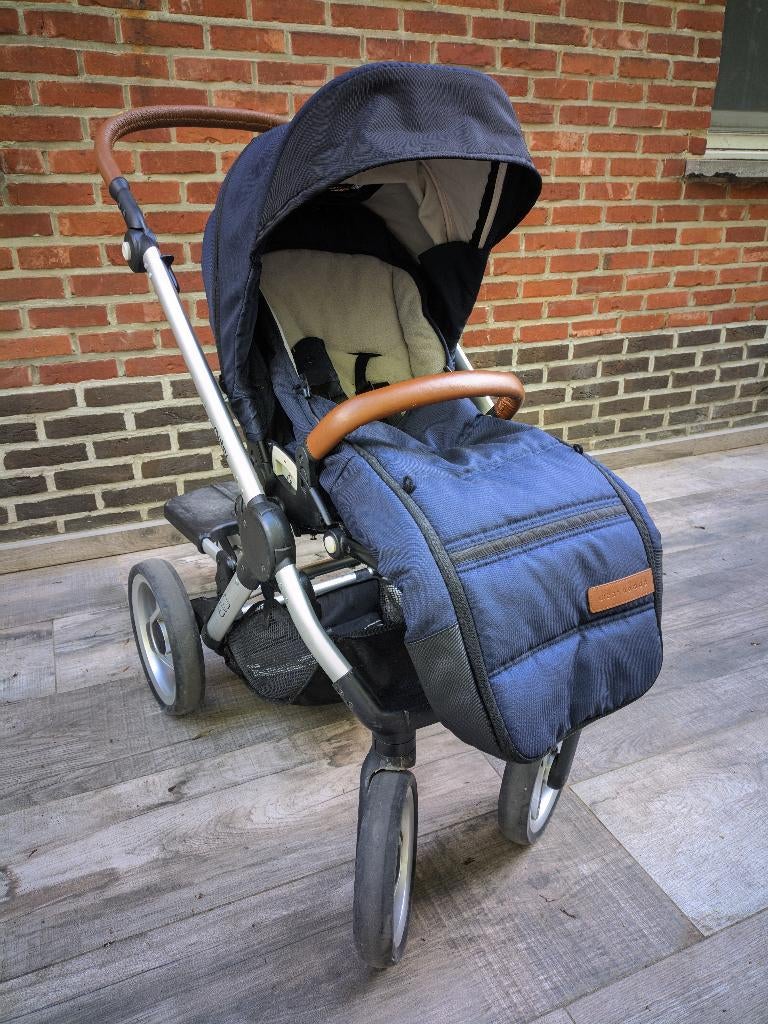 Mutsy Evo Kinderwagen 3-in-1 Donkerblauw, Enlèvement, Utilisé, Mutsy, Poussette combi