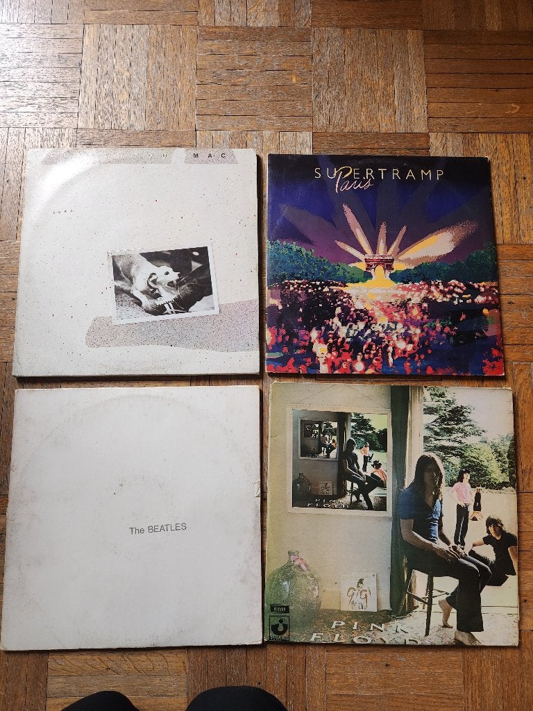 SUPERTRAMP BEATLES PINK FLOYD FLEETWOOD MAC 4 LP LOT, Ophalen, 1970 - 1979, Gebruikt, Poprock