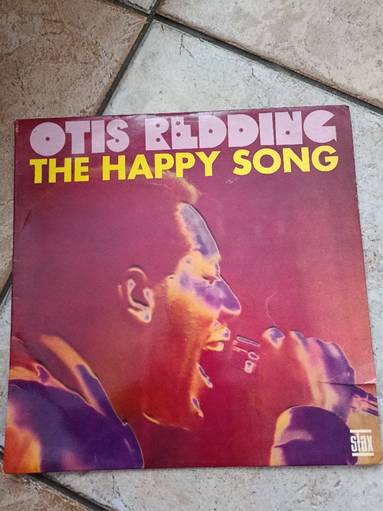 33t vinyl, Otis Redding -The Happy Song, Cd's en Dvd's, Vinyl | R&B en Soul, Gebruikt, Complilatie, R&B, 1960 - 1969, 12 inch