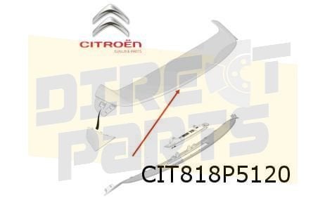 Citroën C4 Cactus (2/18-) achterklepspoiler Origineel! 16113, -, Nieuw, Ophalen of Verzenden, Achter