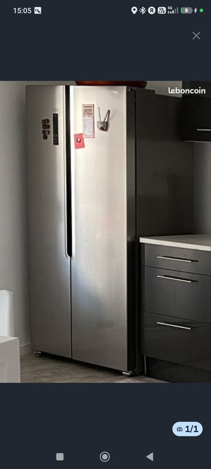 Frigo américain double porte, Elektronische apparatuur, Koelkasten en IJskasten, Ophalen