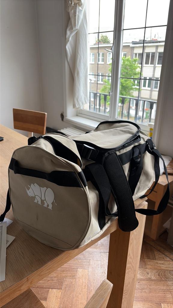 Hockey Backpack / Travel Bag – Beige, Sport en Fitness, Hockey, Ophalen, Zo goed als nieuw, Tas