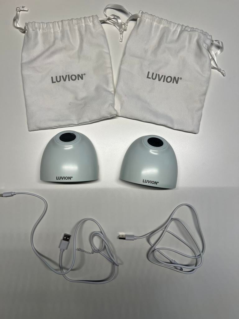 Hands-free dubbele borstkolfset Luvion Geneva, Ophalen, Zo goed als nieuw