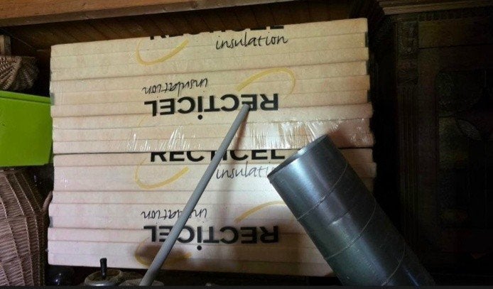 4 pakketten nieuwe 14 mm PIR polyurethaan isolatiepanelen, Doe-het-zelf en Bouw, Ophalen, Nieuw, 5 tot 10 m², Piepschuim (Tempex)