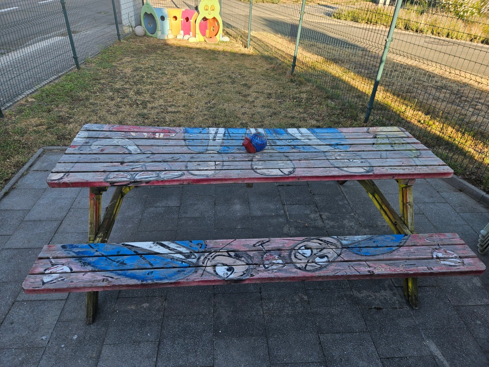 picknicktafel hout, Ophalen, Gebruikt, Hout