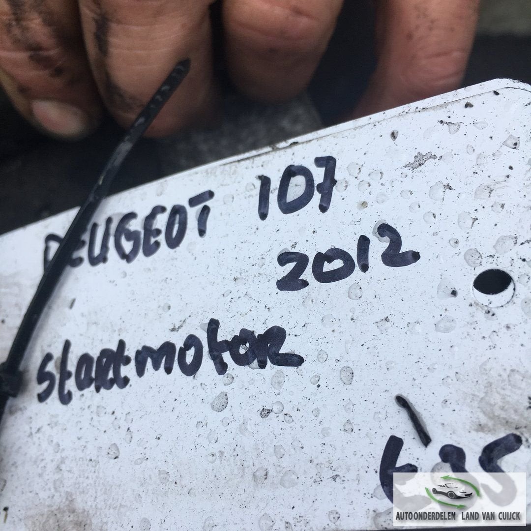Peugeot 107 1.0 B 5drs 2012 2500073  Startmotor   2800-0Q012, Auto-onderdelen, Gebruikt, -, -, Ophalen of Verzenden