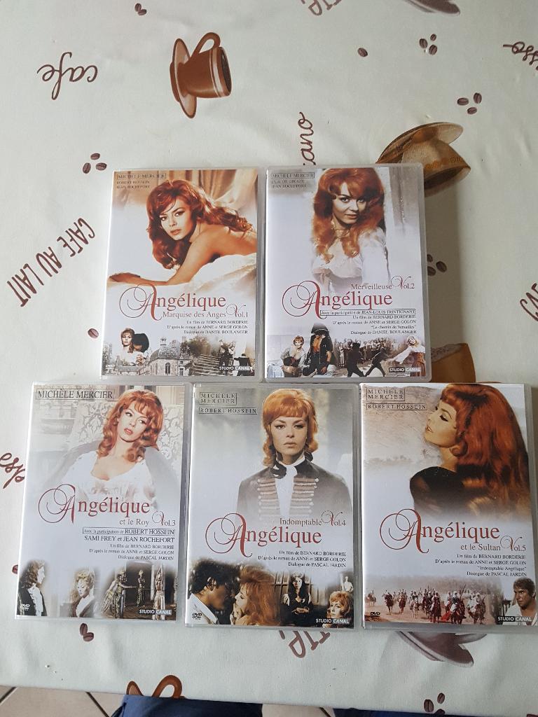 A vendre - DVD Collection - Angélique (5 dvd ), CD & DVD, À partir de 12 ans, Enlèvement ou Envoi, Comme neuf, Coffret