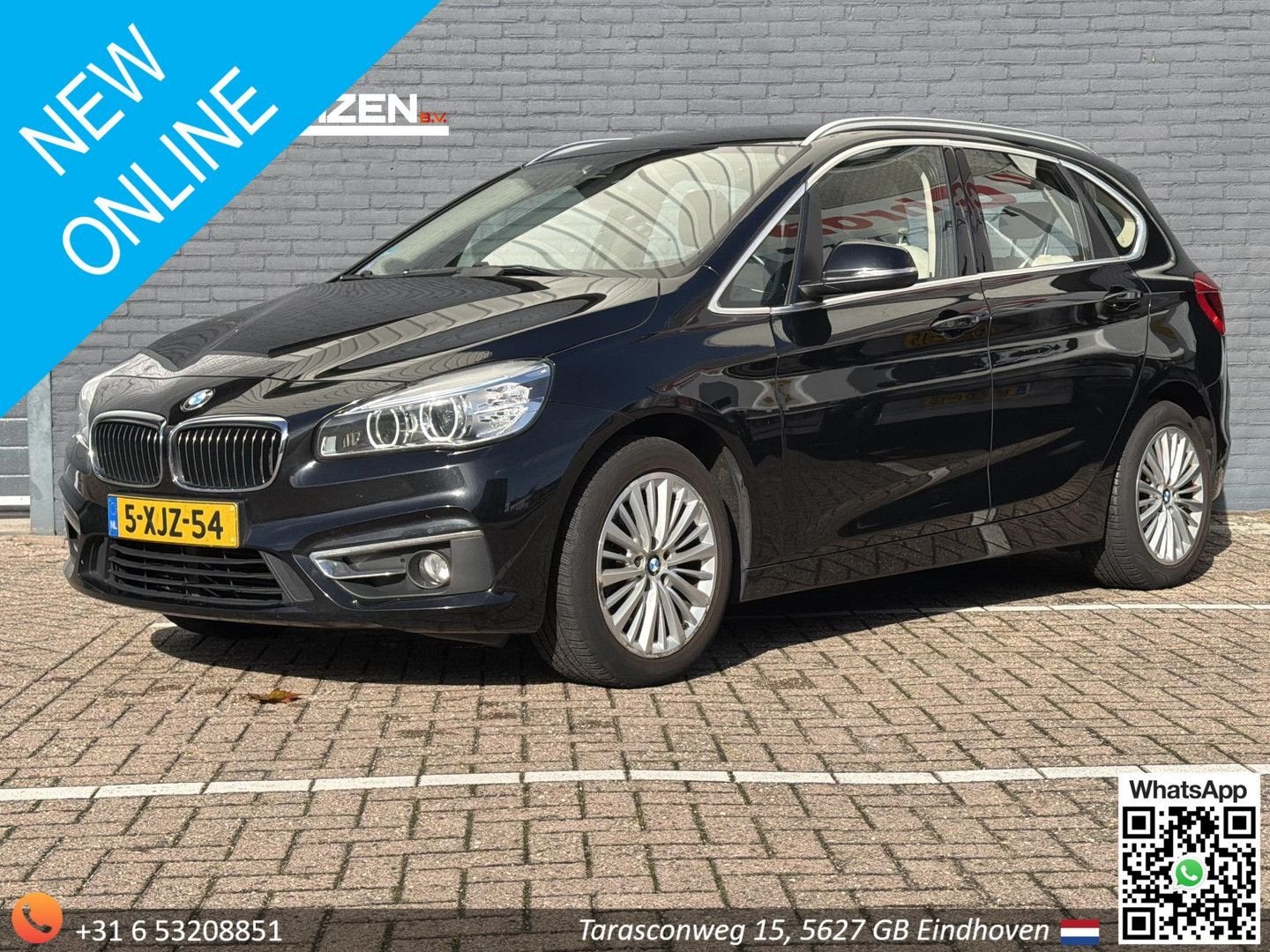 BMW 218 Active Tourer 2-serie 218i High Executive | Leder |, Autos, Achat, Entreprise, Boîte manuelle, 115 g/km