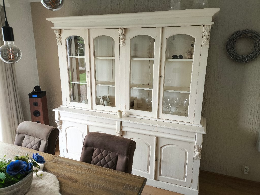 Te koop complete eetkamer, Huis en Inrichting, Complete eetkamers, Zo goed als nieuw, 4 tot 6 stoelen, Ophalen