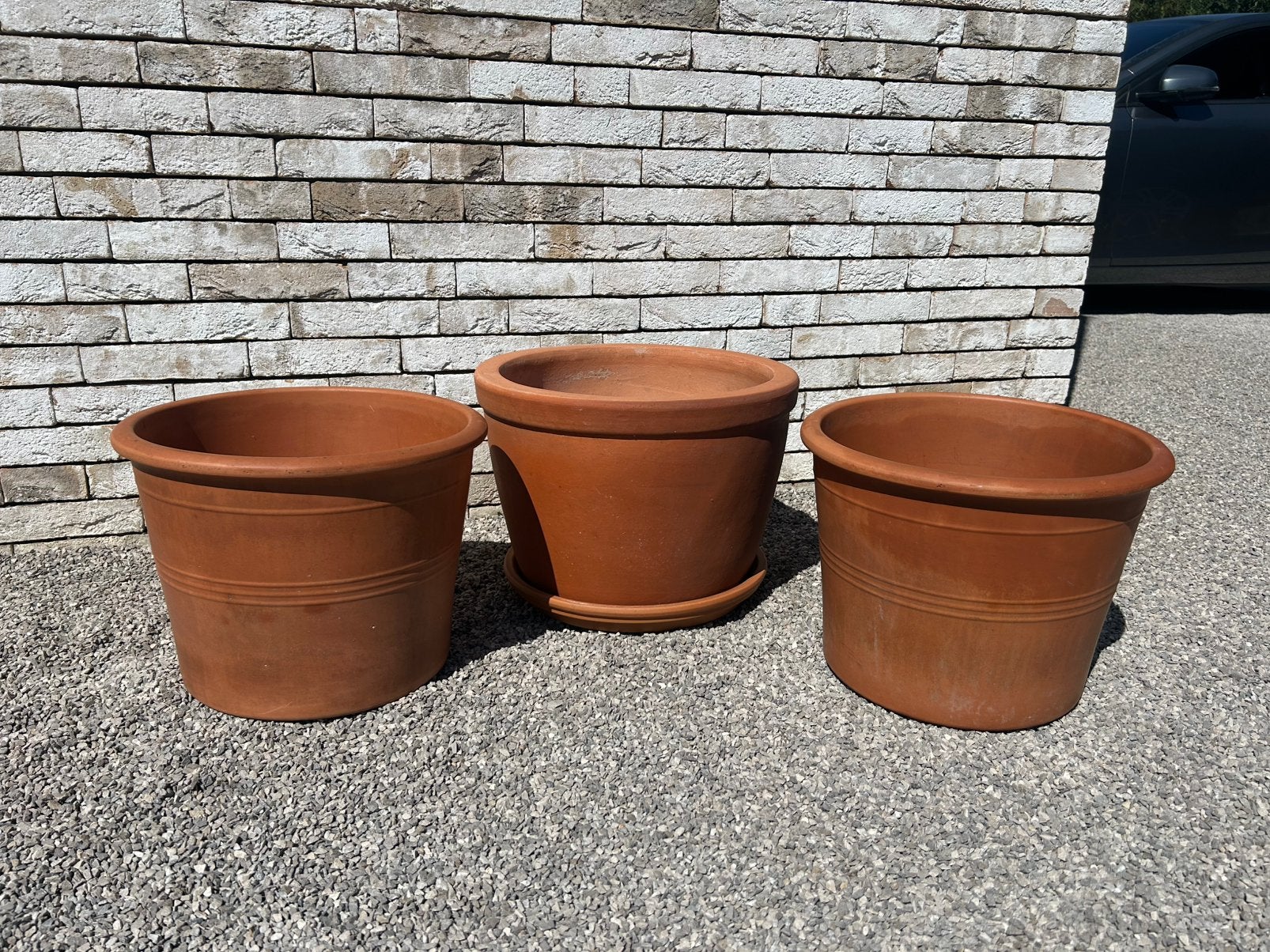 Bloempotten terracotta, Ophalen, Gebruikt, Terracotta