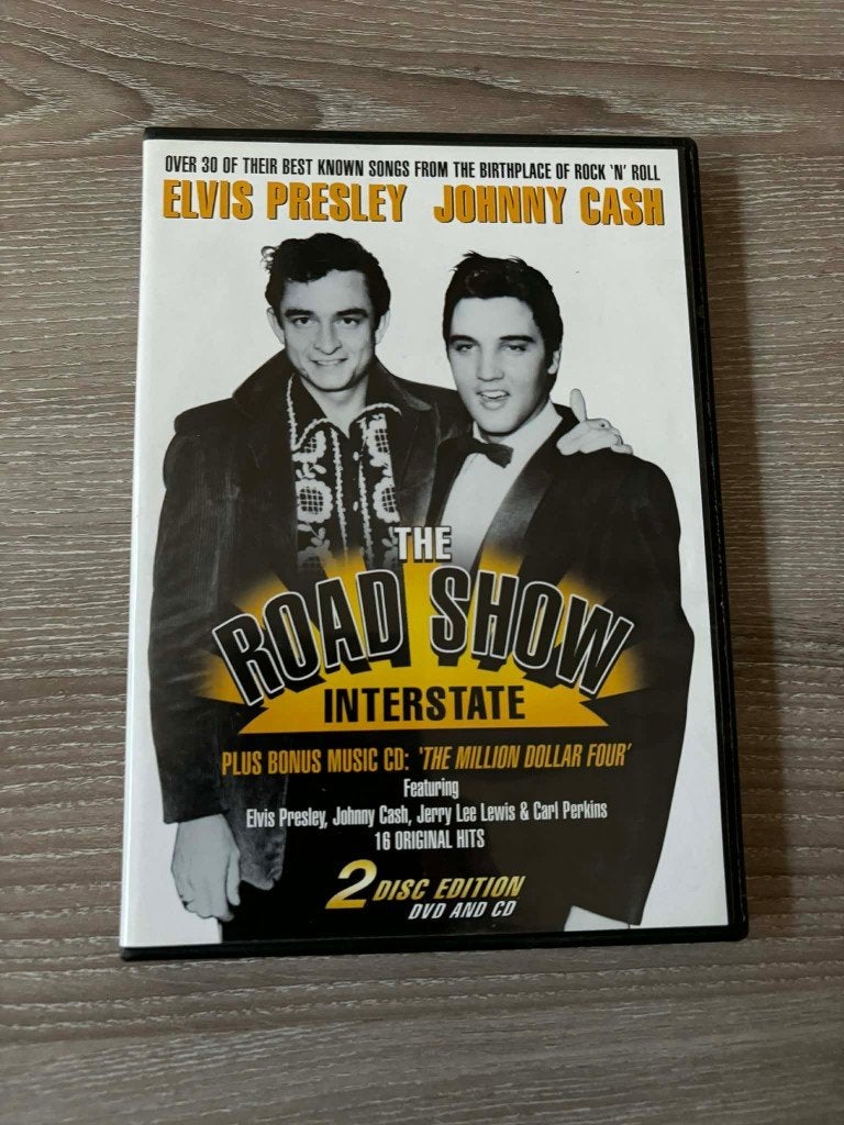 Elvis dvd + cd, The road show interstate, Presley & Cash, Tous les âges, Enlèvement ou Envoi, Comme neuf, Musique et Concerts