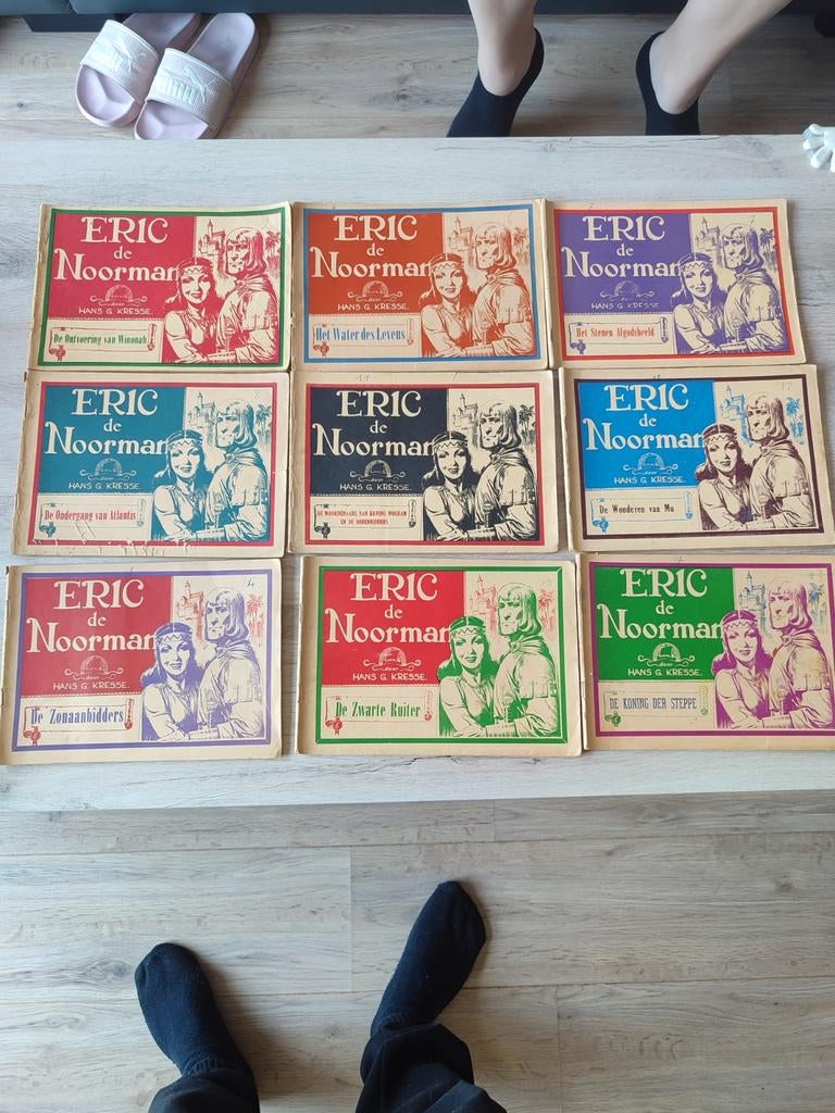 Eric de Noorman strips, Ophalen