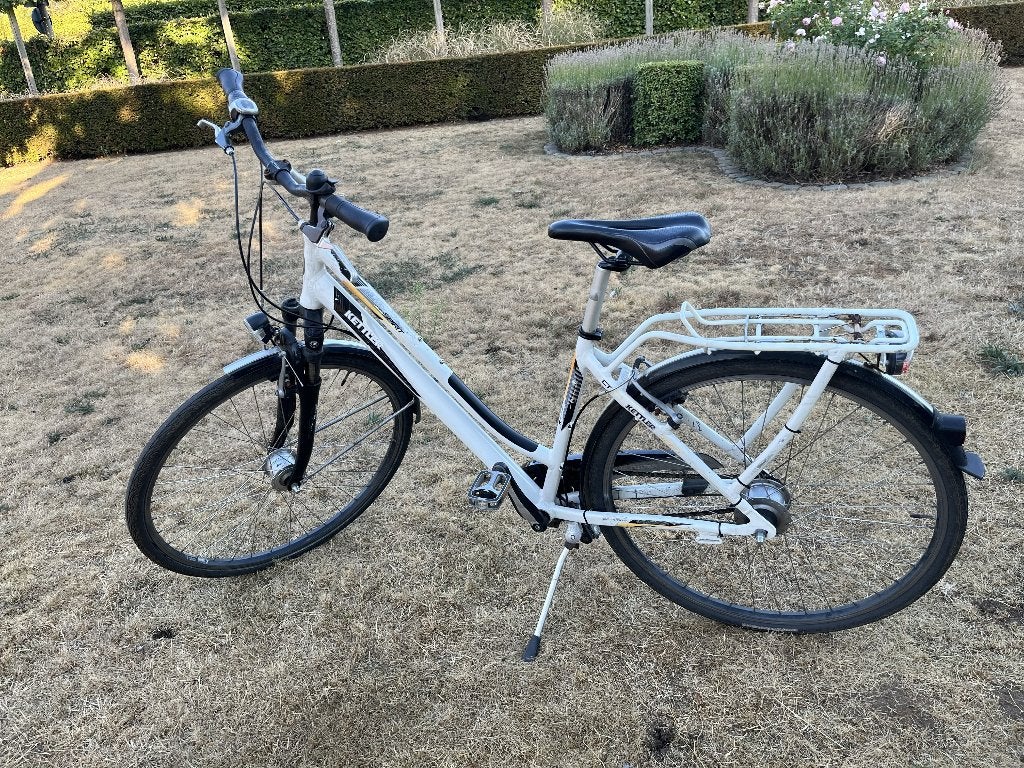 Meisjesfiets, Kettler 28 inch, voorvering, 8 versnellingen, Gebruikt, Velgrem, Ophalen, 26 inch of meer