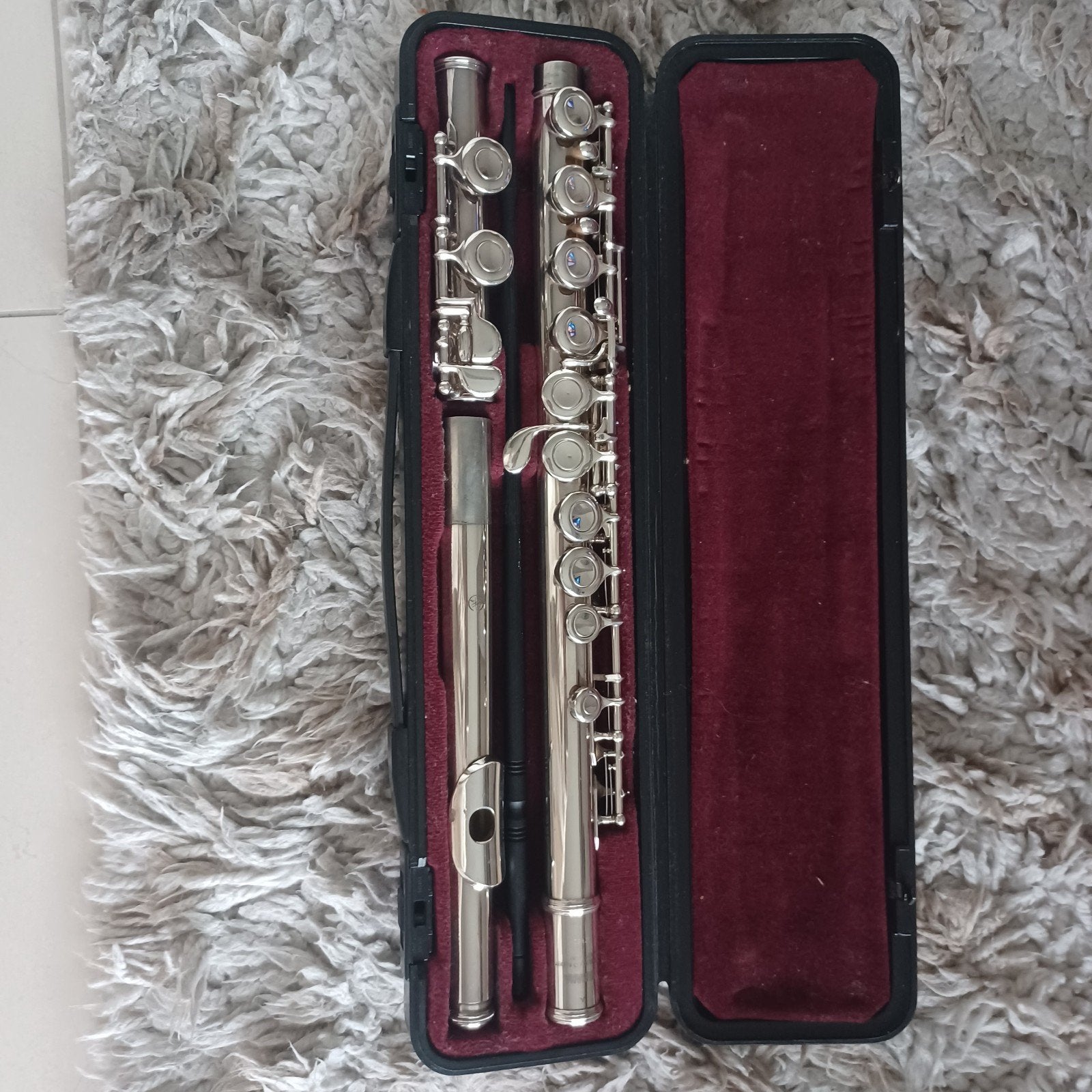 dwarsfluit yamaha yfl 211, Ophalen, Zo goed als nieuw, Dwarsfluit, Met koffer of tas