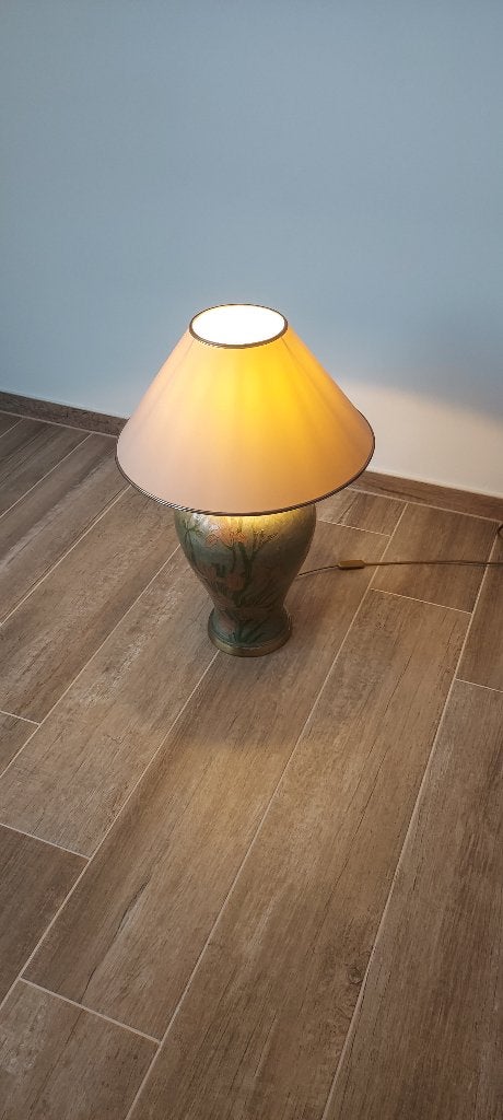 Vintage Grote Messing Tafellamp van Regina, Antiek en Kunst, Antiek | Verlichting, Ophalen