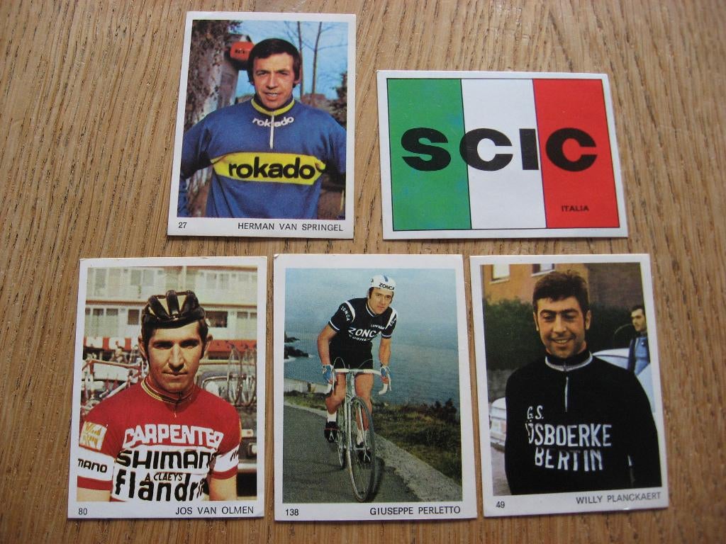 Wielrenners SCIC Italia Herman Van Springel Planckaert Stick, Enlèvement ou Envoi, Neuf, Sport